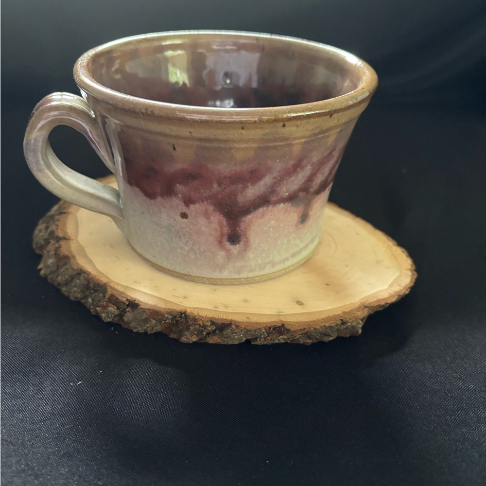 Handcrafted Ceramic Mug with Earthy Tones